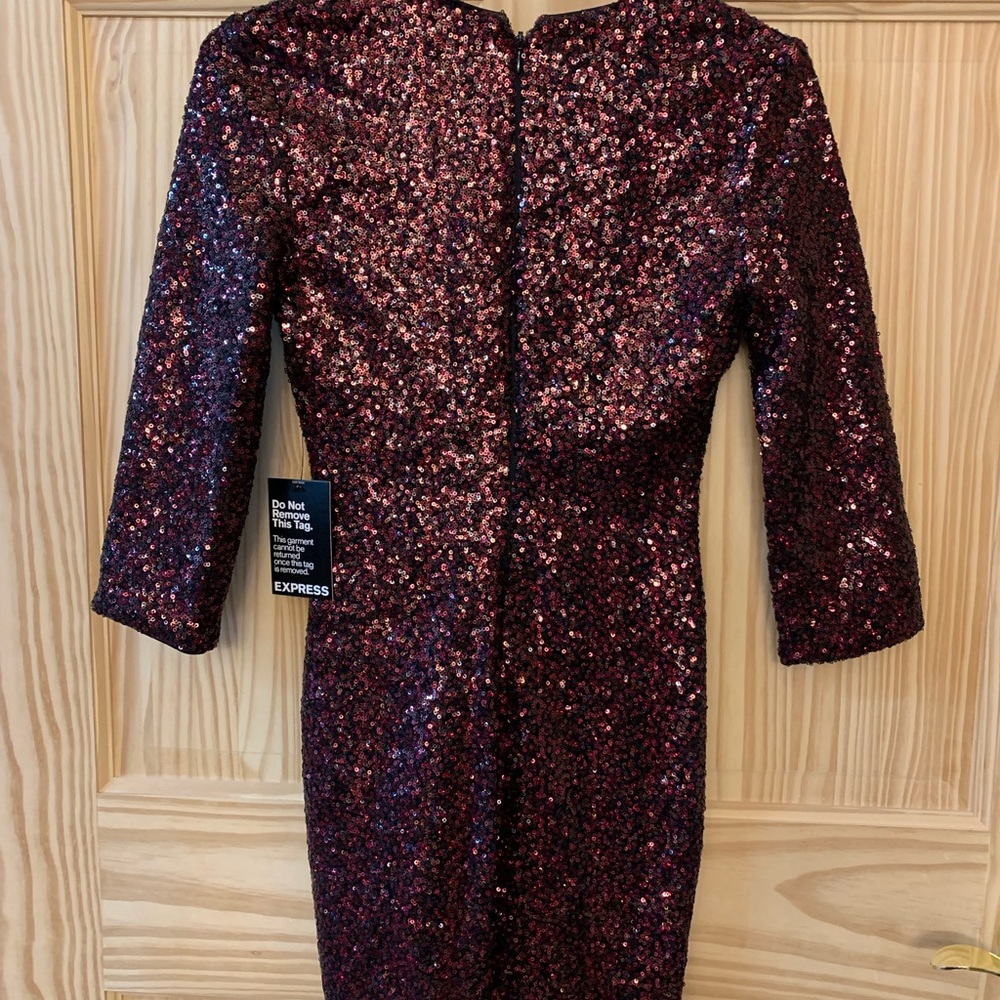 Express Sequin Party Dress - Picture 5 of 6